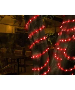 Christmas Lights DEERPORT DECOR 16 Ft. 80-Light Red LED Mini Rope Light 7 Christmas Lights DEERPORT DECOR 16 Ft. 80-Light Red LED Mini Rope Light -Christmas Tree Decorations Shop deerport decor christmas rope lights mrl16 rd 1f 1000