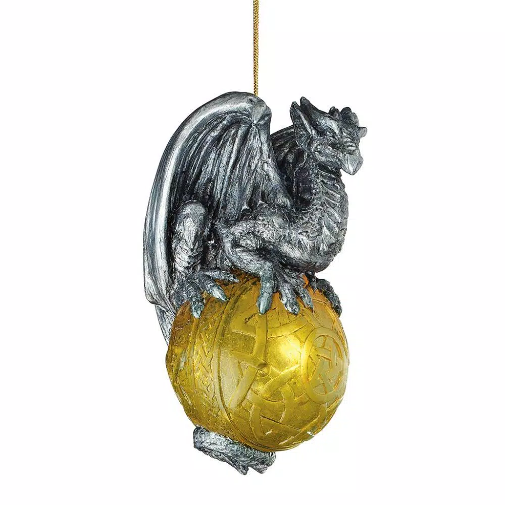 Christmas Tree Decorations Design Toscano 4 In. Protector Of The Gothic Portal Celtic Dragon 2010 Holiday Ornament 1 Christmas Tree Decorations Design Toscano 4 In. Protector Of The Gothic Portal Celtic Dragon 2010 Holiday Ornament