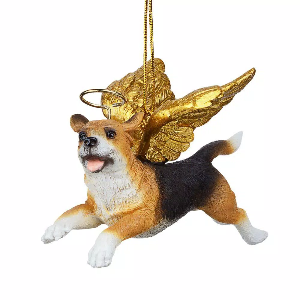 Christmas Tree Decorations Design Toscano 2.5 In. Honor The Pooch Beagle Holiday Dog Angel Ornament 1 Christmas Tree Decorations Design Toscano 2.5 In. Honor The Pooch Beagle Holiday Dog Angel Ornament