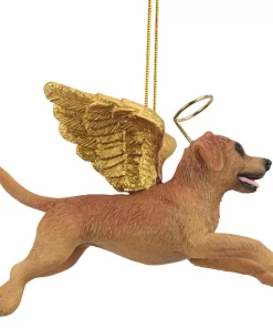 Christmas Tree Decorations Design Toscano 3 In. Honor The Pooch Golden Retriever Holiday Dog Angel Ornament -Christmas Tree Decorations Shop design toscano christmas ornaments jh170721 44 1000
