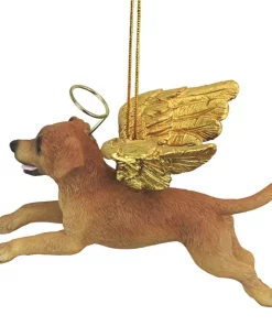 Christmas Tree Decorations Design Toscano 3 In. Honor The Pooch Golden Retriever Holiday Dog Angel Ornament -Christmas Tree Decorations Shop design toscano christmas ornaments jh170721 4f 1000