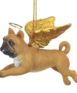 Christmas Tree Decorations Design Toscano 3 In. Honor The Pooch Pug Holiday Dog Angel Ornament -Christmas Tree Decorations Shop design toscano christmas ornaments jh170724 4f 1000