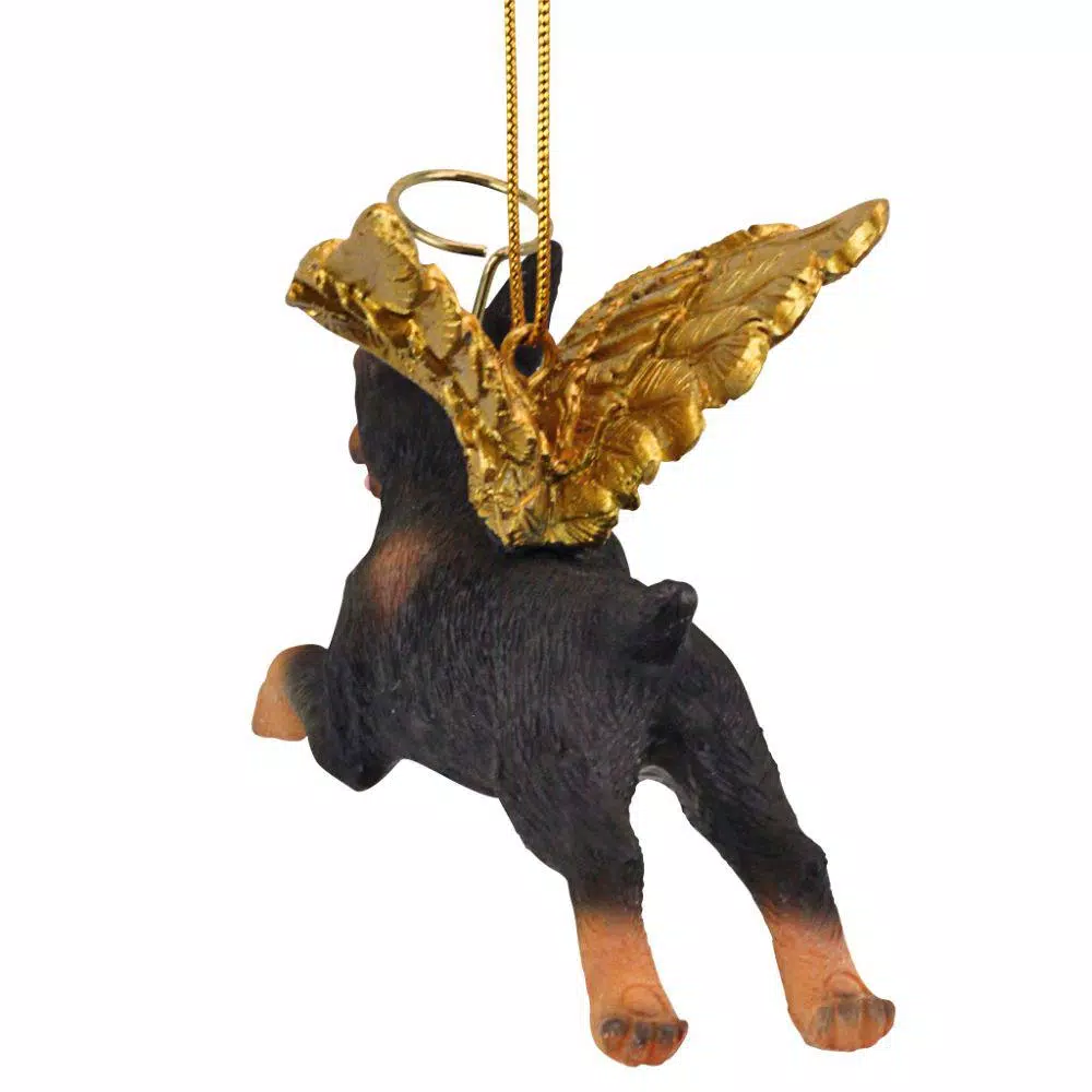 Christmas Tree Decorations Design Toscano 2.5 In. Honor The Pooch Doberman Holiday Dog Angel Ornament 4 Christmas Tree Decorations Design Toscano 2.5 In. Honor The Pooch Doberman Holiday Dog Angel Ornament - Image 4