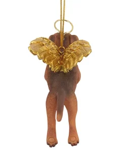 Christmas Tree Decorations Design Toscano 3 In. Honor The Pooch Dachshund Holiday Dog Angel Ornament -Christmas Tree Decorations Shop design toscano christmas ornaments jh170734 1f 1000