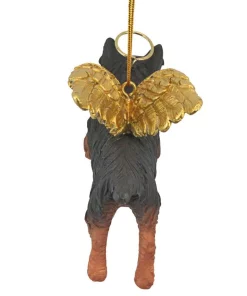 Christmas Tree Decorations Design Toscano 2.5 In. Honor The Pooch Yorkie Holiday Dog Angel Ornament -Christmas Tree Decorations Shop design toscano christmas ornaments jh170737 1f 1000