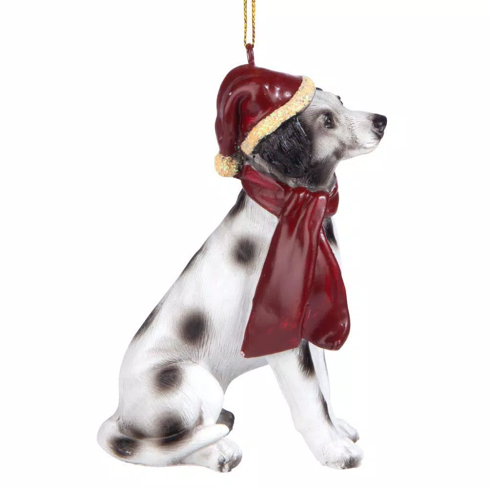 Christmas Tree Decorations Design Toscano 3.5 In. Dalmatian Holiday Dog Ornament Sculpture 5 Christmas Tree Decorations Design Toscano 3.5 In. Dalmatian Holiday Dog Ornament Sculpture - Image 5