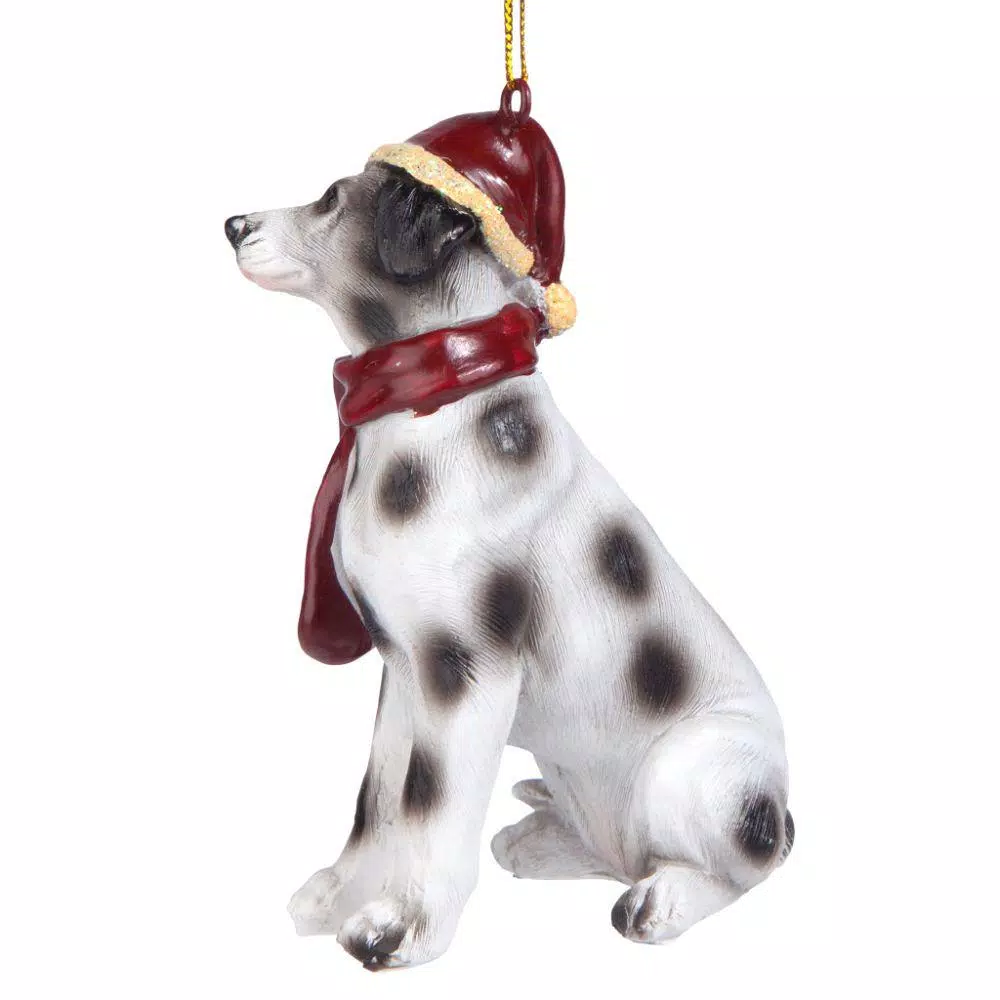 Christmas Tree Decorations Design Toscano 3.5 In. Dalmatian Holiday Dog Ornament Sculpture 3 Christmas Tree Decorations Design Toscano 3.5 In. Dalmatian Holiday Dog Ornament Sculpture - Image 3