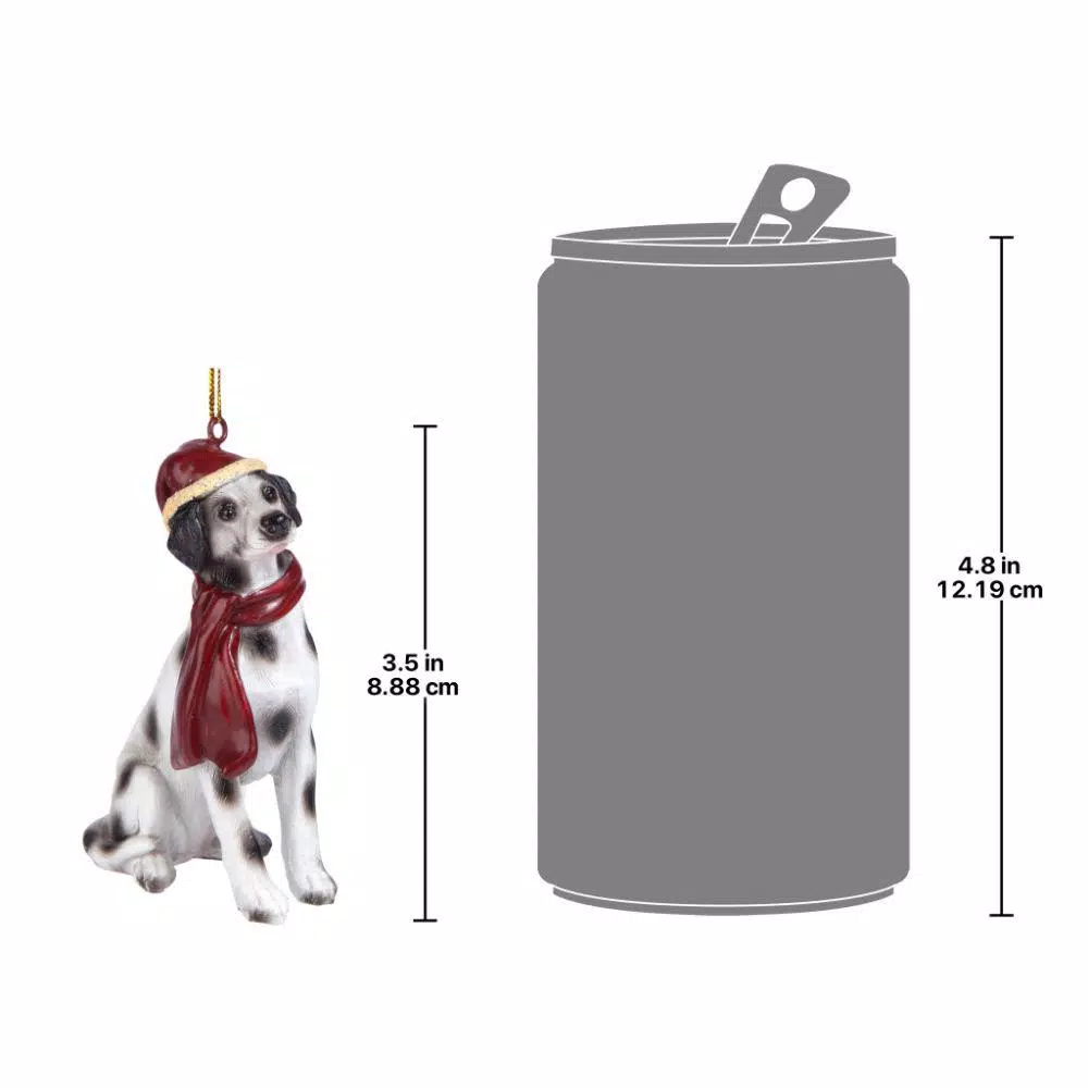 Christmas Tree Decorations Design Toscano 3.5 In. Dalmatian Holiday Dog Ornament Sculpture 7 Christmas Tree Decorations Design Toscano 3.5 In. Dalmatian Holiday Dog Ornament Sculpture - Image 7