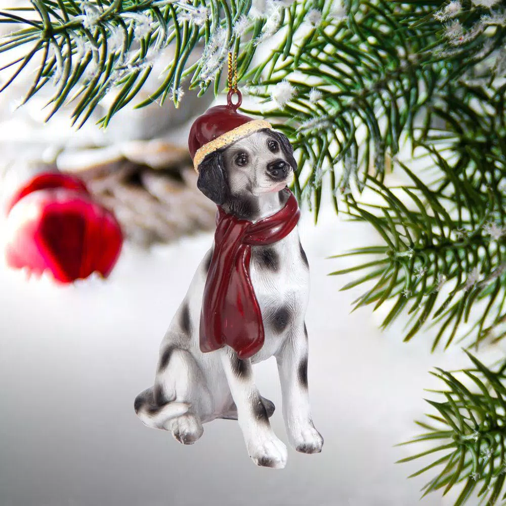 Christmas Tree Decorations Design Toscano 3.5 In. Dalmatian Holiday Dog Ornament Sculpture 6 Christmas Tree Decorations Design Toscano 3.5 In. Dalmatian Holiday Dog Ornament Sculpture - Image 6