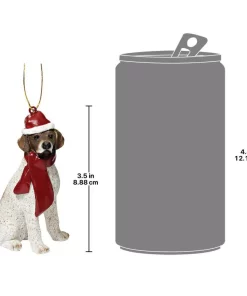 Christmas Tree Decorations Design Toscano 3.5 In. Pointer Holiday Dog Ornament Sculpture -Christmas Tree Decorations Shop design toscano christmas ornaments jh576340 4f 1000