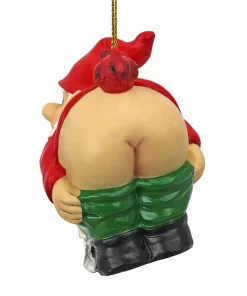 Christmas Tree Decorations Design Toscano 2 In. Loonie Moonie Gnome Holiday Ornament -Christmas Tree Decorations Shop design toscano christmas ornaments qm17011 44 1000