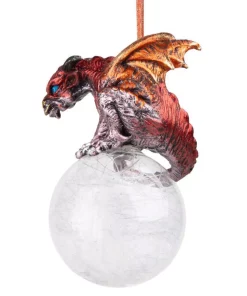 Christmas Tree Decorations Design Toscano 3.5 In. The Pensive Percher Dragon 2018 Collectible Holiday Ornament -Christmas Tree Decorations Shop design toscano christmas ornaments qs293582 1f 1000