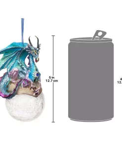 Christmas Tree Decorations Design Toscano 5 In. Frost, The Gothic Dragon Holiday Ornament (3-Piece) -Christmas Tree Decorations Shop design toscano christmas ornaments qs3292913 76 1000