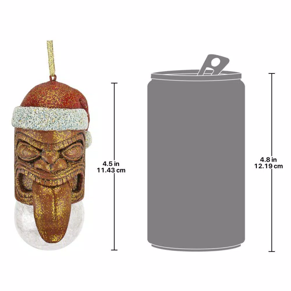 Christmas Tree Decorations Design Toscano 4.5 In. Lono Tiki South Seas Holiday Ornament 7 Christmas Tree Decorations Design Toscano 4.5 In. Lono Tiki South Seas Holiday Ornament - Image 7