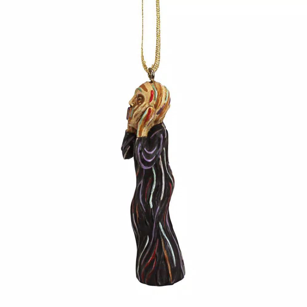 Christmas Tree Decorations Design Toscano 3 In. The Silent Scream Holiday Ornament (3-Piece) 5 Christmas Tree Decorations Design Toscano 3 In. The Silent Scream Holiday Ornament (3-Piece) - Image 5