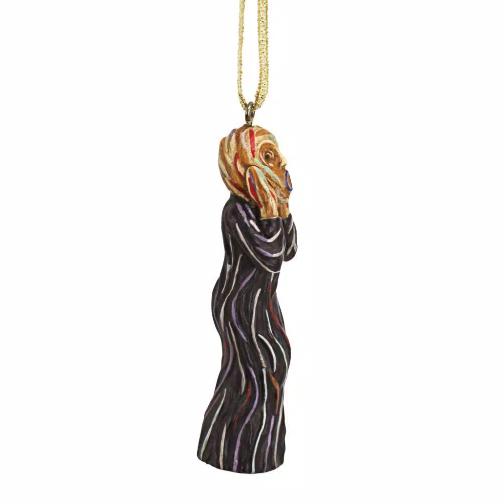 Christmas Tree Decorations Design Toscano 3 In. The Silent Scream Holiday Ornament (3-Piece) 3 Christmas Tree Decorations Design Toscano 3 In. The Silent Scream Holiday Ornament (3-Piece) - Image 3