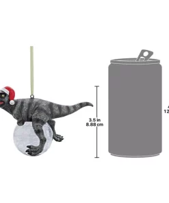 Christmas Tree Decorations Design Toscano 3.5 In. Blitzer, The T-Rex Holiday Ornament -Christmas Tree Decorations Shop design toscano christmas ornaments qs93320 1f 1000
