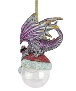 Christmas Tree Decorations Design Toscano 6.5 In. North Pole Dragon Holiday Ornament -Christmas Tree Decorations Shop design toscano christmas ornaments qs93522 1f 1000