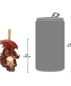 Christmas Tree Decorations Design Toscano 3 In. The Black Coal Dragon 2016 Holiday Ornament -Christmas Tree Decorations Shop design toscano christmas ornaments qs93847 44 1000