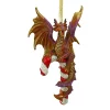 Christmas Tree Decorations Design Toscano 5 In. Cane And Abel The Dragon 2017 Holiday Ornament
