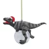 Christmas Tree Decorations Design Toscano 3.5 In. Blitzer, The T-Rex Holiday Ornament (3-Piece)