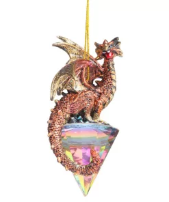 Christmas Tree Decorations Design Toscano 3.5 In. Diamond Dragon Gothic Holiday Ornament (3-Piece) -Christmas Tree Decorations Shop design toscano christmas ornaments qs994881 44 1000
