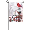 Outdoor Christmas Decorations Evergreen 18 In. X 12.5 In. Winter Cardinal Garden Satin Flag