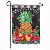 Outdoor Christmas Decorations Evergreen 18 In. X 12.5 In. Christmas Pineapple Garden Suede Flag