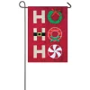 Outdoor Christmas Decorations Evergreen 18 In. X 12.5 In. Ho Ho Ho Garden Applique Flag