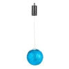 Christmas Tree Decorations Evergreen 6 In. Blue Shatterproof LED Ball Outdoor Safe Battery Operated Christmas Ornament