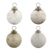 Christmas Tree Decorations Evergreen 2-1/2 In. Chic Round Christmas Ornaments (12-Pack)