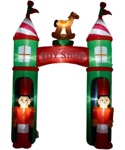 Outdoor Christmas Decorations Fraser Hill Farm 10 Ft. Santa’s Toy Shop Archway Inflatable With Lights 16 Outdoor Christmas Decorations Fraser Hill Farm 10 Ft. Santa’s Toy Shop Archway Inflatable With Lights -Christmas Tree Decorations Shop fraser hill farm christmas inflatables fhfarchwy081 l 1d 1000
