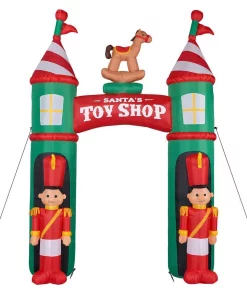 Outdoor Christmas Decorations Fraser Hill Farm 10 Ft. Santa’s Toy Shop Archway Inflatable With Lights 21 Outdoor Christmas Decorations Fraser Hill Farm 10 Ft. Santa’s Toy Shop Archway Inflatable With Lights -Christmas Tree Decorations Shop fraser hill farm christmas inflatables fhfarchwy081 l 1f 1000