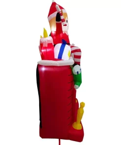 Outdoor Christmas Decorations Fraser Hill Farm 6.5 Ft. Pre-Lit Elf Sitting On A Fireplace Christmas Inflatable 14 Outdoor Christmas Decorations Fraser Hill Farm 6.5 Ft. Pre-Lit Elf Sitting On A Fireplace Christmas Inflatable -Christmas Tree Decorations Shop fraser hill farm christmas inflatables fhfinelffp065 1l 77 1000