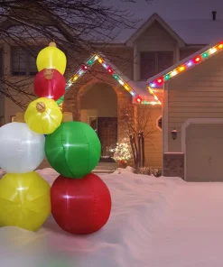 Outdoor Christmas Decorations Fraser Hill Farm 8 Ft. Pre-Lit Ornament Balls Christmas Inflatable 17 Outdoor Christmas Decorations Fraser Hill Farm 8 Ft. Pre-Lit Ornament Balls Christmas Inflatable -Christmas Tree Decorations Shop fraser hill farm christmas inflatables fhfinorn08 1l 31 1000