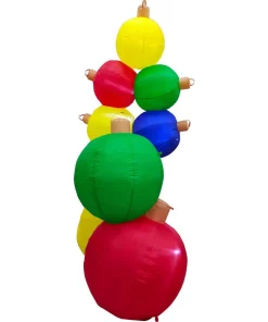 Outdoor Christmas Decorations Fraser Hill Farm 8 Ft. Pre-Lit Ornament Balls Christmas Inflatable 14 Outdoor Christmas Decorations Fraser Hill Farm 8 Ft. Pre-Lit Ornament Balls Christmas Inflatable -Christmas Tree Decorations Shop fraser hill farm christmas inflatables fhfinorn08 1l 77 1000