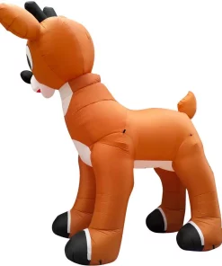 Outdoor Christmas Decorations Fraser Hill Farm 15 Ft. Pre-Lit Reindeer With Moving Head -Christmas Tree Decorations Shop fraser hill farm christmas inflatables fhfinrnd015 1la c3 1000