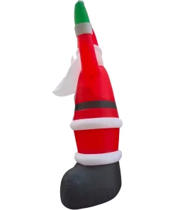Outdoor Christmas Decorations Fraser Hill Farm 20 Ft. Pre-Lit Santa Christmas Inflatable -Christmas Tree Decorations Shop fraser hill farm christmas inflatables fhfinsanta020 1l 77 1000
