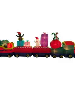 Outdoor Christmas Decorations Fraser Hill Farm 6 Ft. Santa Holding A Gift Christmas Inflatable 14 Outdoor Christmas Decorations Fraser Hill Farm 6 Ft. Santa Holding A Gift Christmas Inflatable -Christmas Tree Decorations Shop fraser hill farm christmas inflatables fhfintrain021 1l 77 1000