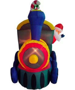 Outdoor Christmas Decorations Fraser Hill Farm 6 Ft. Santa Holding A Gift Christmas Inflatable 15 Outdoor Christmas Decorations Fraser Hill Farm 6 Ft. Santa Holding A Gift Christmas Inflatable -Christmas Tree Decorations Shop fraser hill farm christmas inflatables fhfintrain021 1l c3 1000