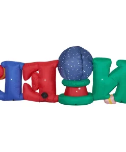 Outdoor Christmas Decorations Fraser Hill Farm 8 Ft. NOEL Snow Globe Christmas Inflatable With Lights -Christmas Tree Decorations Shop fraser hill farm christmas inflatables fhfnoel081 l 77 1000