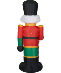 Outdoor Christmas Decorations Fraser Hill Farm 10 Ft. Nutcracker Christmas Inflatable With Lights -Christmas Tree Decorations Shop fraser hill farm christmas inflatables fhfnutcrk201 l 4f 1000