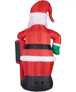 Outdoor Christmas Decorations Fraser Hill Farm 10 Ft. Santa Claus With Sign Christmas Inflatable With Lights 16 Outdoor Christmas Decorations Fraser Hill Farm 10 Ft. Santa Claus With Sign Christmas Inflatable With Lights -Christmas Tree Decorations Shop fraser hill farm christmas inflatables fhfsanta105 l 77 1000