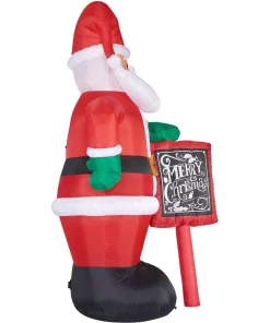 Outdoor Christmas Decorations Fraser Hill Farm 10 Ft. Santa Claus With Sign Christmas Inflatable With Lights 17 Outdoor Christmas Decorations Fraser Hill Farm 10 Ft. Santa Claus With Sign Christmas Inflatable With Lights -Christmas Tree Decorations Shop fraser hill farm christmas inflatables fhfsanta105 l c3 1000