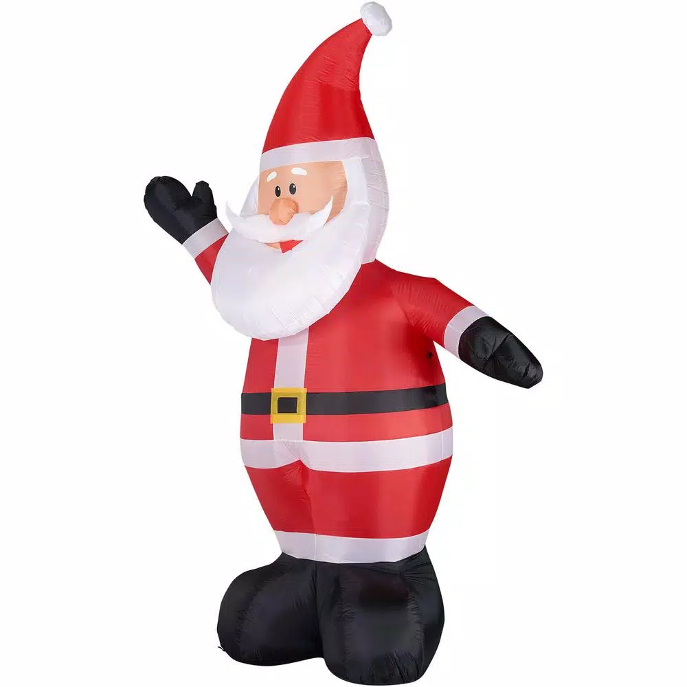 Outdoor Christmas Decorations Fraser Hill Farm 12 Ft. Santa Christmas Inflatable 3 Outdoor Christmas Decorations Fraser Hill Farm 12 Ft. Santa Christmas Inflatable - Image 3