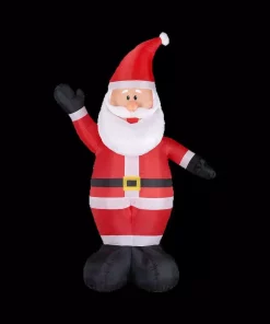 Outdoor Christmas Decorations Fraser Hill Farm 12 Ft. Santa Christmas Inflatable