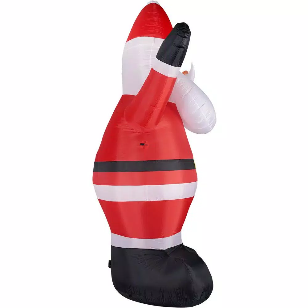 Outdoor Christmas Decorations Fraser Hill Farm 12 Ft. Santa Christmas Inflatable 6 Outdoor Christmas Decorations Fraser Hill Farm 12 Ft. Santa Christmas Inflatable - Image 6