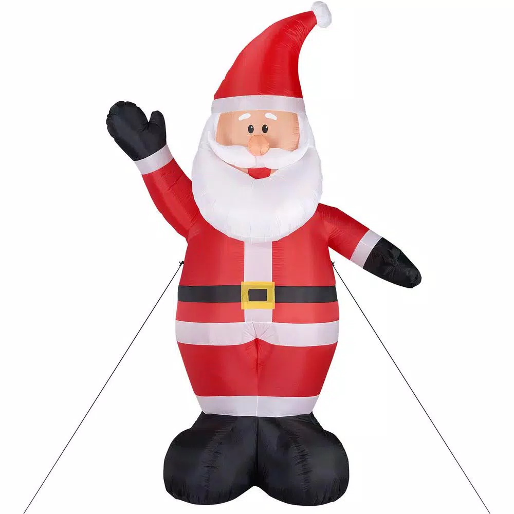Outdoor Christmas Decorations Fraser Hill Farm 12 Ft. Santa Christmas Inflatable 7 Outdoor Christmas Decorations Fraser Hill Farm 12 Ft. Santa Christmas Inflatable - Image 7