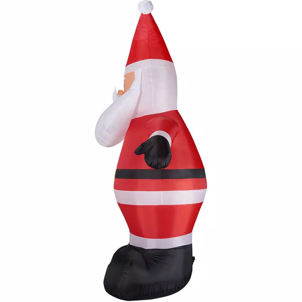 Outdoor Christmas Decorations Fraser Hill Farm 12 Ft. Santa Christmas Inflatable 4 Outdoor Christmas Decorations Fraser Hill Farm 12 Ft. Santa Christmas Inflatable - Image 4