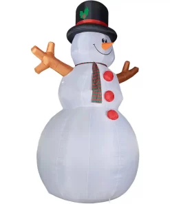 Outdoor Christmas Decorations Fraser Hill Farm 20 Ft. Jolly Snowman Christmas Inflatable With Lights 16 Outdoor Christmas Decorations Fraser Hill Farm 20 Ft. Jolly Snowman Christmas Inflatable With Lights -Christmas Tree Decorations Shop fraser hill farm christmas inflatables fhfsnwm201 l 66 1000